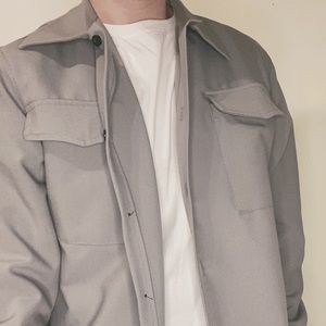 Light grey overshirt